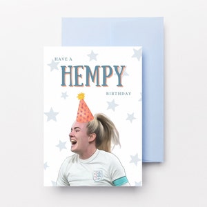 Lauren Hemp Birthday Cared - Lioness Birthday Card - England's Women's Football