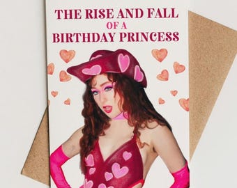 Chappell Roan Birthday Card – Queer Gift for Her/Him - Singer