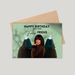 The Traitors Birthday Card – Claudia Winkleman, Faithful Friend - TV Shows