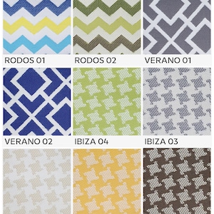 Jacquard Outdoor Fabrics Water Repellent Garden Furnishing Yachts Cushion Decorative Durable Fabric