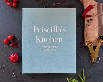 Custom Recipe Binder - Personalized Cookbook Recipe Organizer,Housewarming Gift