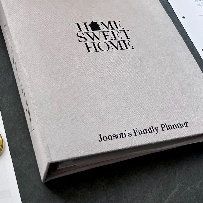 Home Planner Binder – Ultimate Household Organizer, Daily, Weekly, Monthly Home Management Binder, Family Organizer, Budgeting Binder