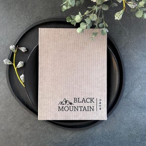 Hard Cover Menüordner, Menühalter mit benutzerdefiniertem Logo, Restaurant Menühalter, Perfekter Menühalter für Cafés und Restaurants