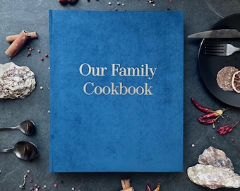 Personalized Recipe Binder: Custom Cookbook, Handmade Kitchen Keepsake