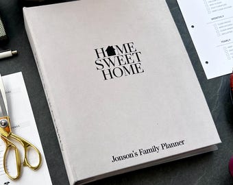 Handmade Home Planner Binder: Family Organizer, Budgeting