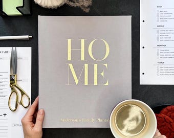 Handmade Home Planner: Custom Household Organizer, Home Management Binder