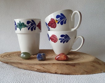 Royal Boch Boerenbont, Vintage-Kaffeetassen und handbemalte Boerenbont-Tasse