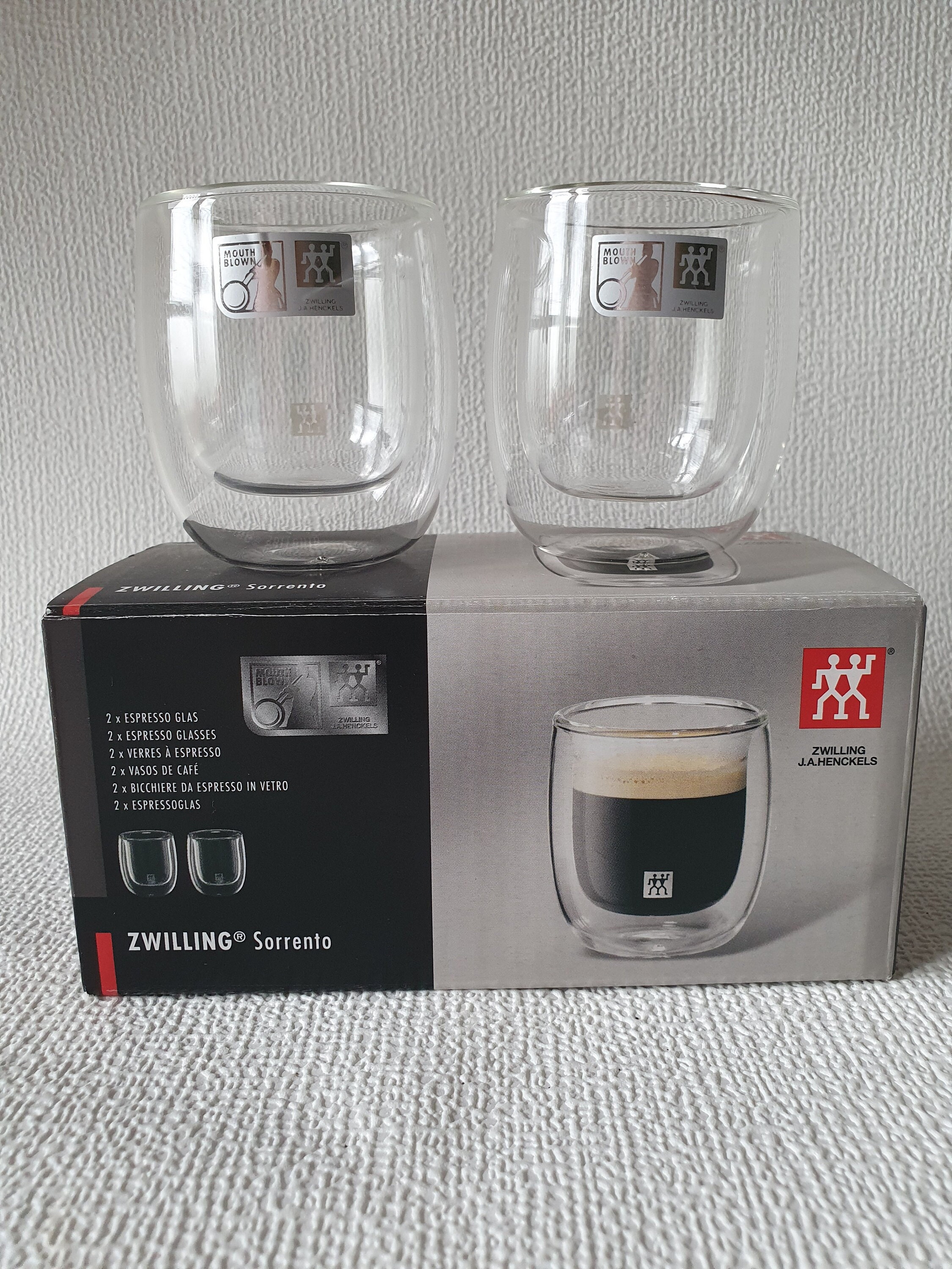 Zwilling Sorrento Double Wall 2.7 oz Espresso Cup - (Set of 2