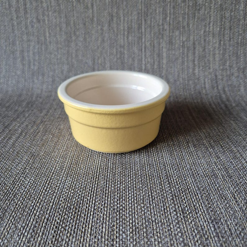 Cermer Vintage Ramekins for the Perfect Crème Brûlée in Various Colors 1x Geel