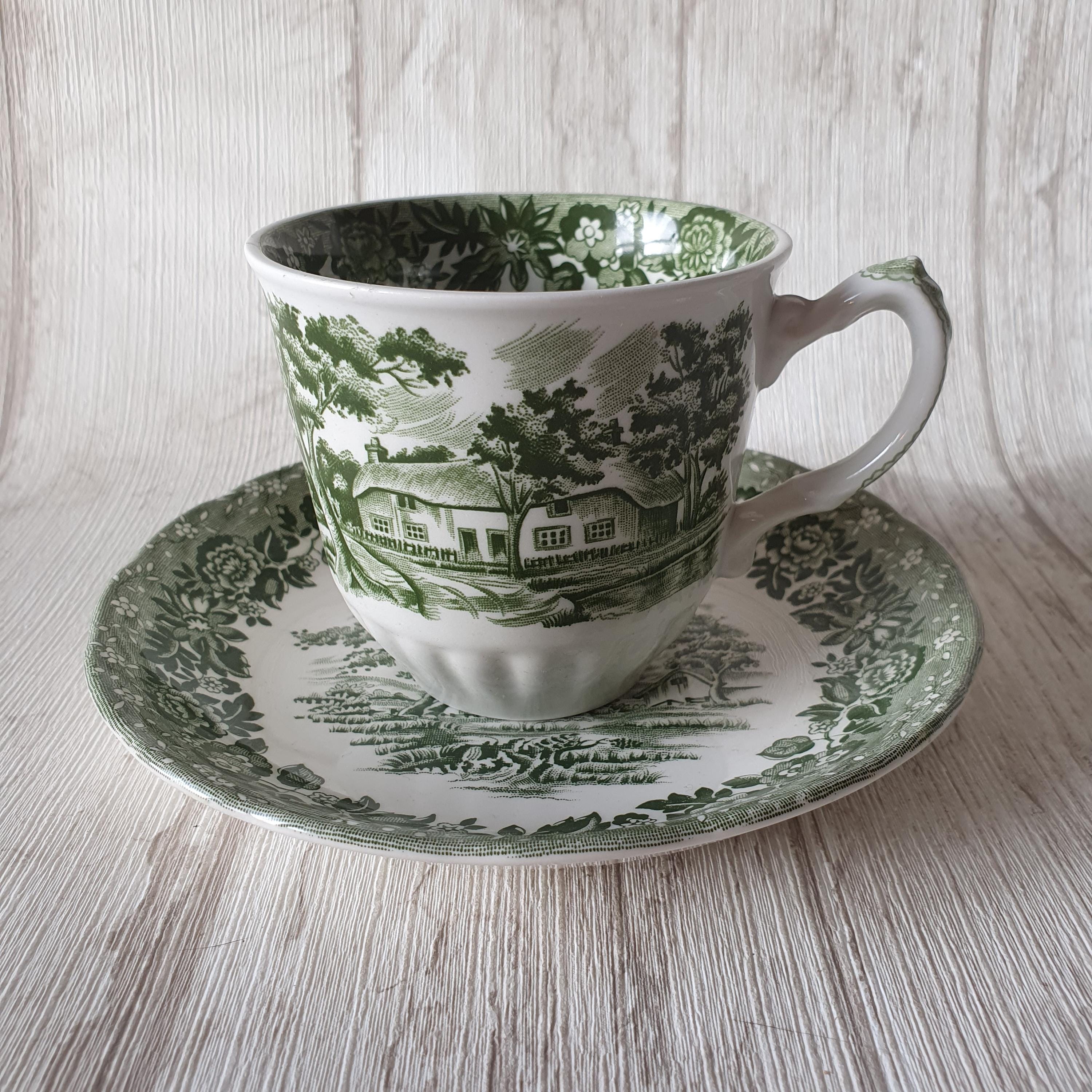W.H. Grindley & Co Staffordshire England Cup and Saucer 