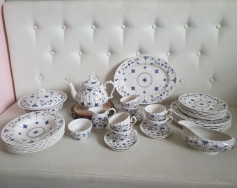 Churchill Staffordshire, The Georgian Collection, Finlandia, Vaisselle complète pour 6 personnes, à l'état neuf ! Vendre des objets individuels