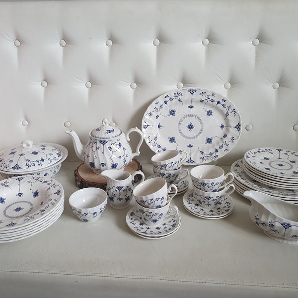 Churchill Staffordshire, The Georgian Collection, Finlandia, Vaisselle complète pour 6 personnes, à l'état neuf ! Vendre des objets individuels