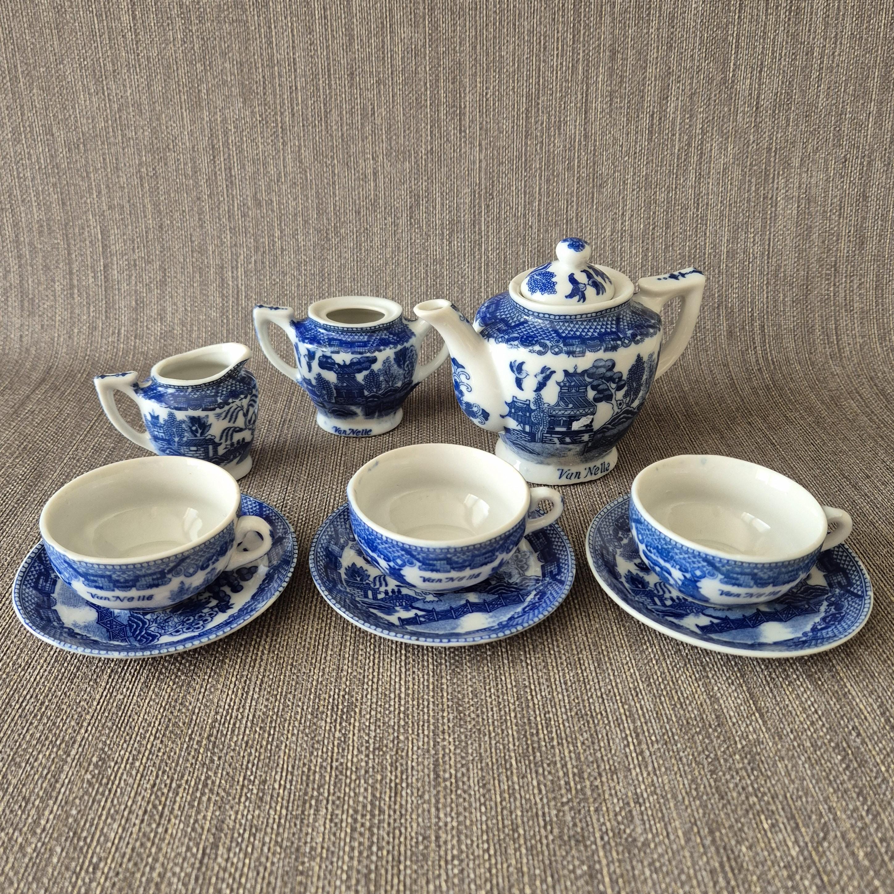 Blue willow childs tea set - Etsy 日本