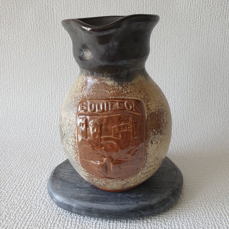 Robust Jug/beer Jug/eared Vase With Print of the City of Etsy