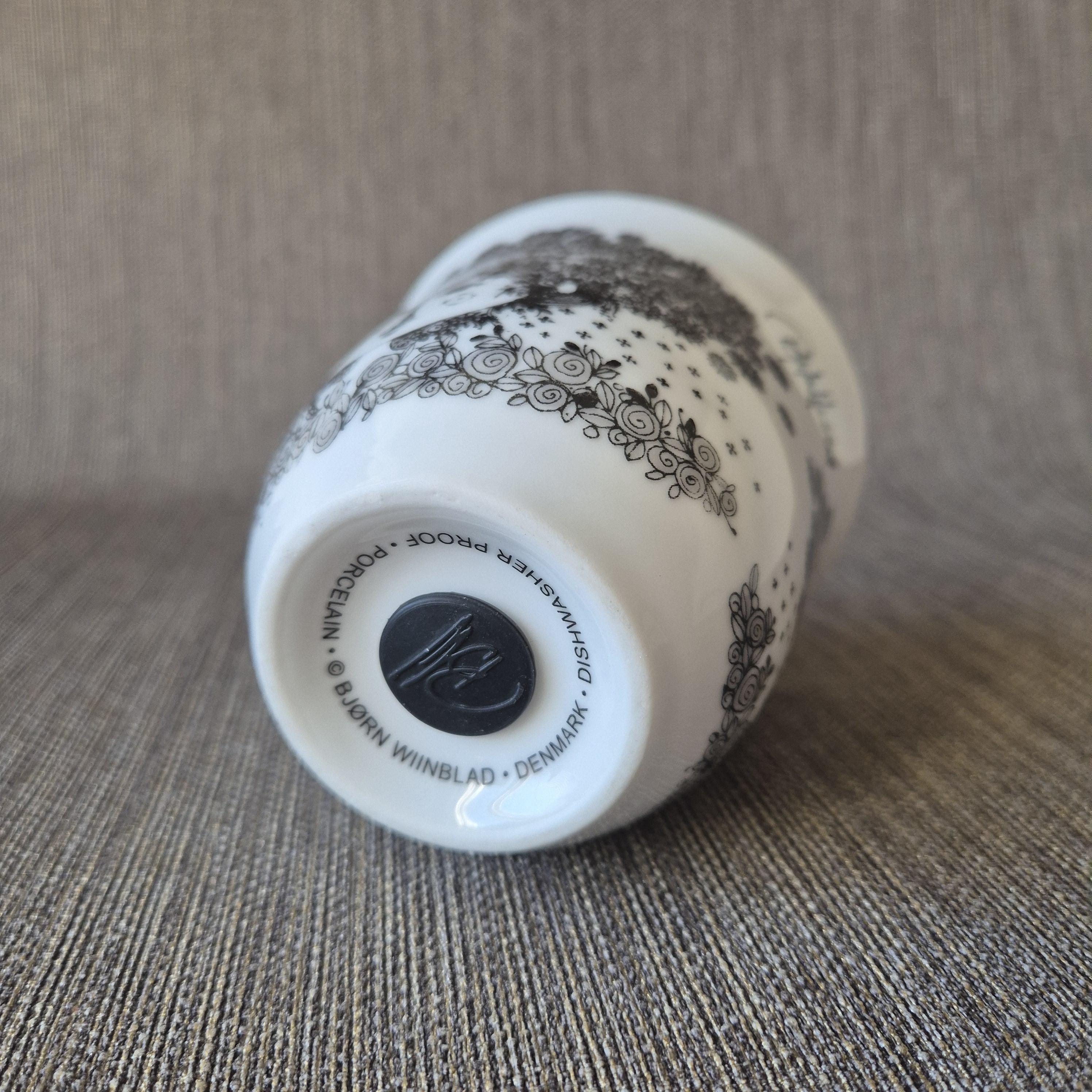 t*i様 【値段相談可】BJORN WIINBLAD2020 限定カラー Bjørn Wiinblad Vintage Artistic Porcelain Mug With Flora