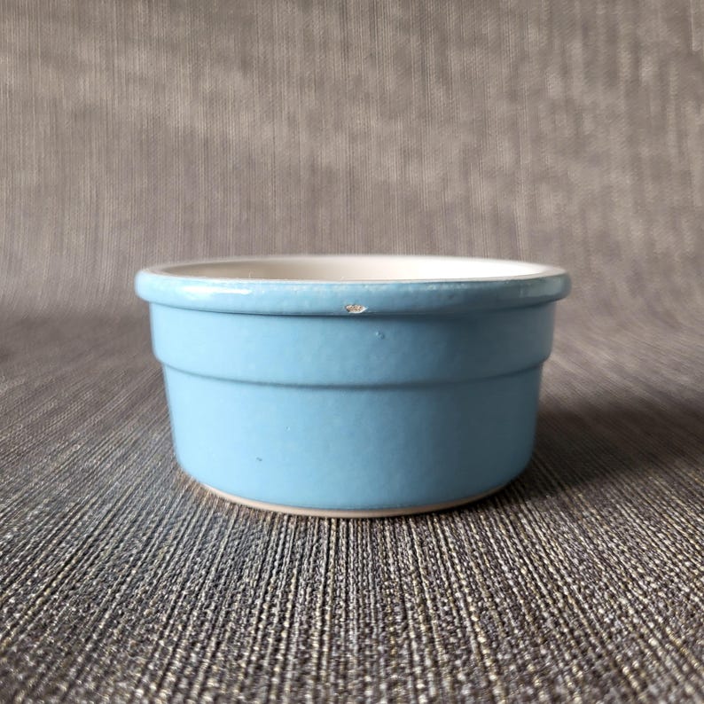 Cermer Vintage Ramekins for the Perfect Crème Brûlée in Various Colors 1x Blauw