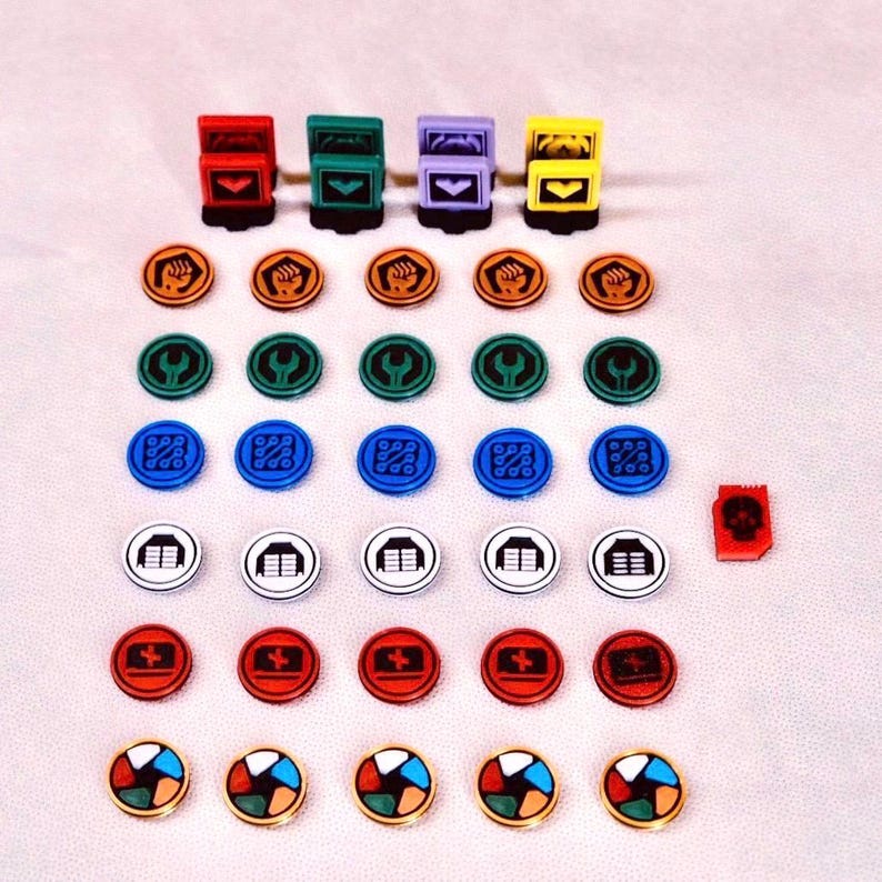 Cyberpunk 2077: Gangs of Night City Action Tokens - Etsy