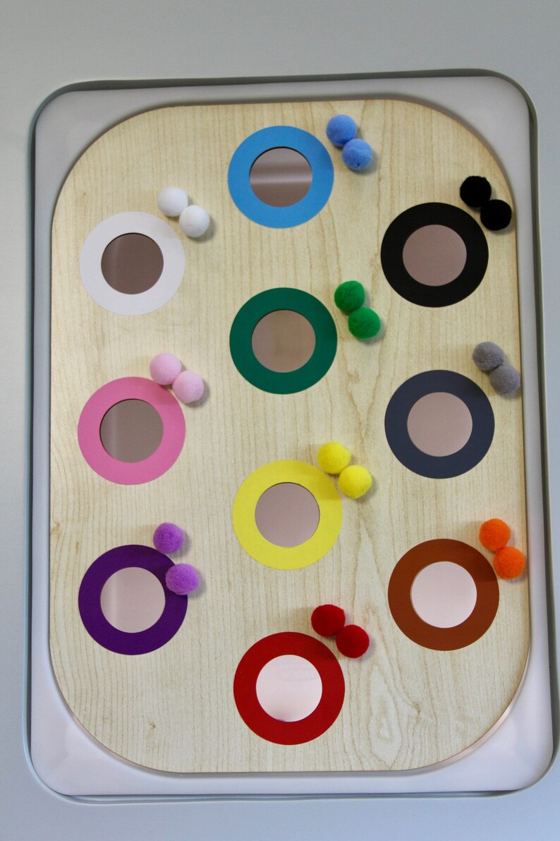 Color Sorting Lid for Ikea Trofast Bin Flisat Wooden Insert Etsy