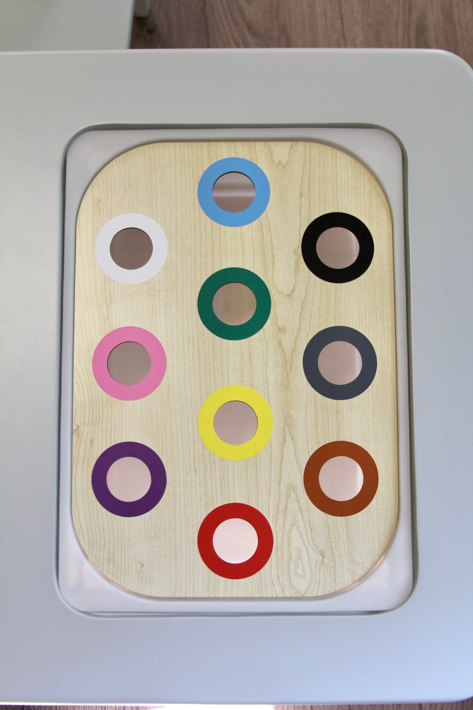 Color Sorting Lid for Ikea Trofast Bin Flisat Wooden Insert Etsy