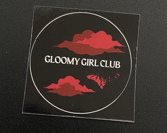 Gloomy Girl Club Sticker