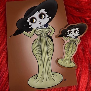 Betty Dimitrescu Prints & Stickers
