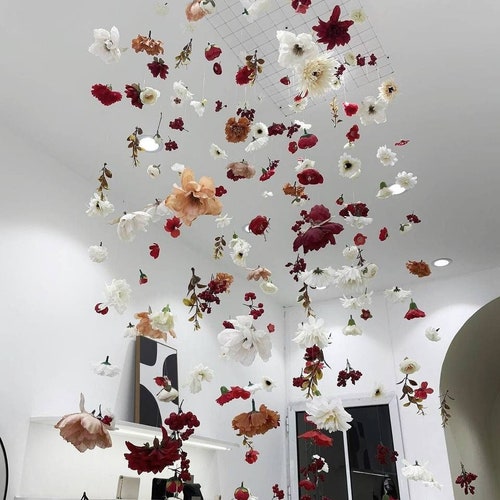 Hanging Flower Garland Custom Hanging Flowers Kit DIY Etsy