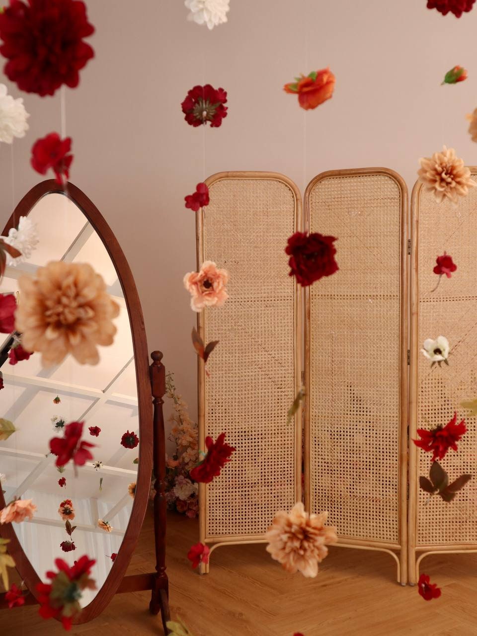 Hanging Flower Garland, Custom Hanging Flowers Kit, DIY Ceiling Flower ...