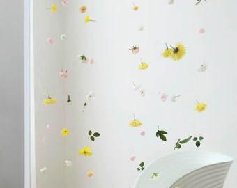 Hanging Flower Garlands, Custom Hanging Flowers Kit, DIY Ceiling Flower Set, Floating Flower Wall Hanging Backdrop for Wedding/ Birthday