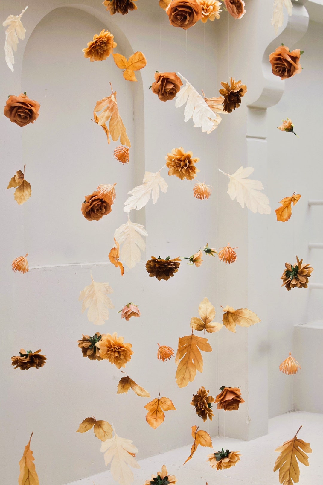Hanging Flower Garland, Custom Hanging Flowers Kit, DIY Ceiling Flower ...