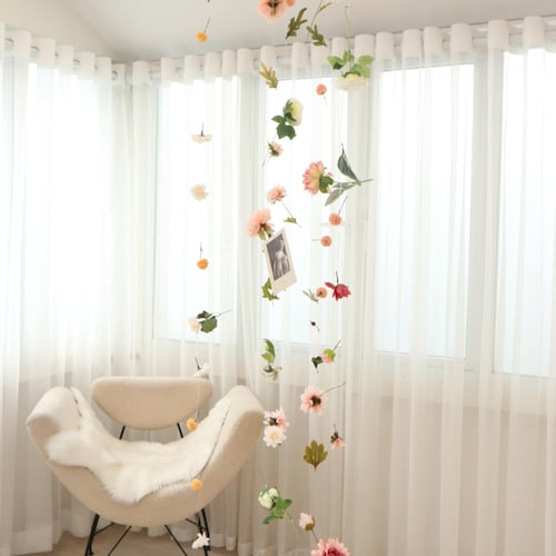 Hanging Flower Garland Custom Hanging Flowers Kit DIY Etsy