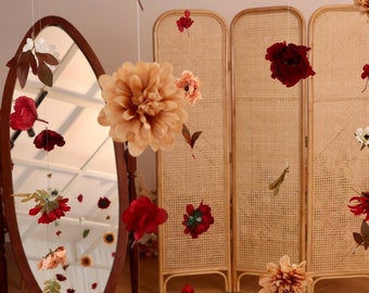 Hängende Blumengirlande, Benutzerdefinierte hängende Blumen Kit, DIY Decken Blumenset, schwimmende Blumen Wandbehang Hintergrund für Hochzeit / Geburtstag