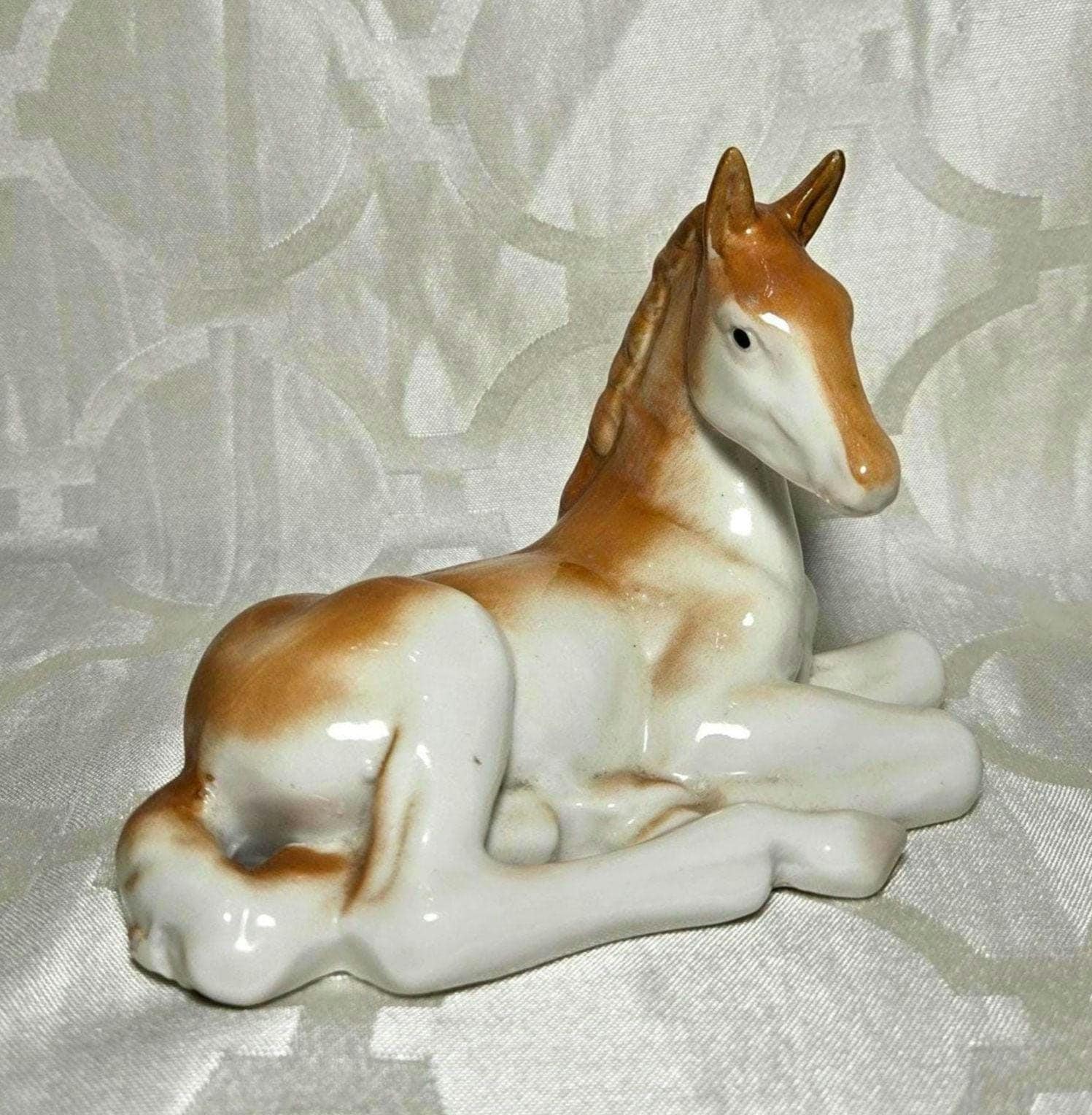 馬　陶器　イタリア製　置物 ヴィンテージ陶器の馬の置物 - Etsy 日本
