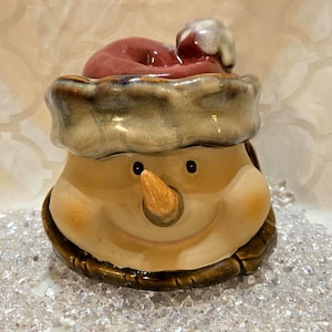 Vintage Schneemann-Keksdose