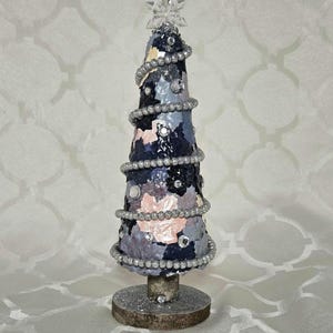 Blue Christmas Tree Tabletop