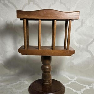 Vintage Wooden Napkin Holder.