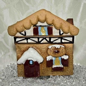 Vintage Gingerbread House Cookie Jar
