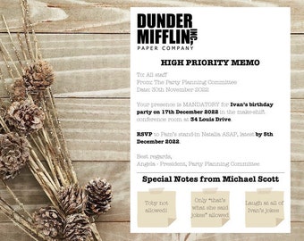 The Office Party Invite