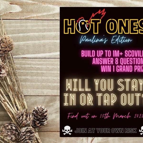 Hot Ones Party & Invite