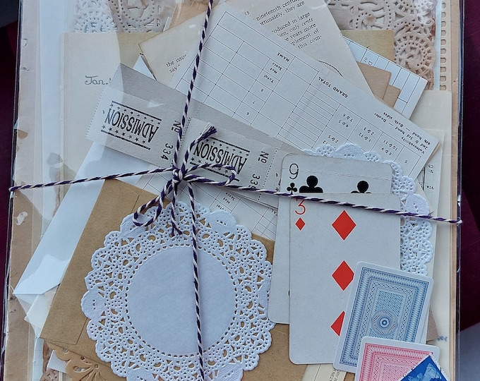 Mixed Junk Journal Ephemera Pack - Etsy UK