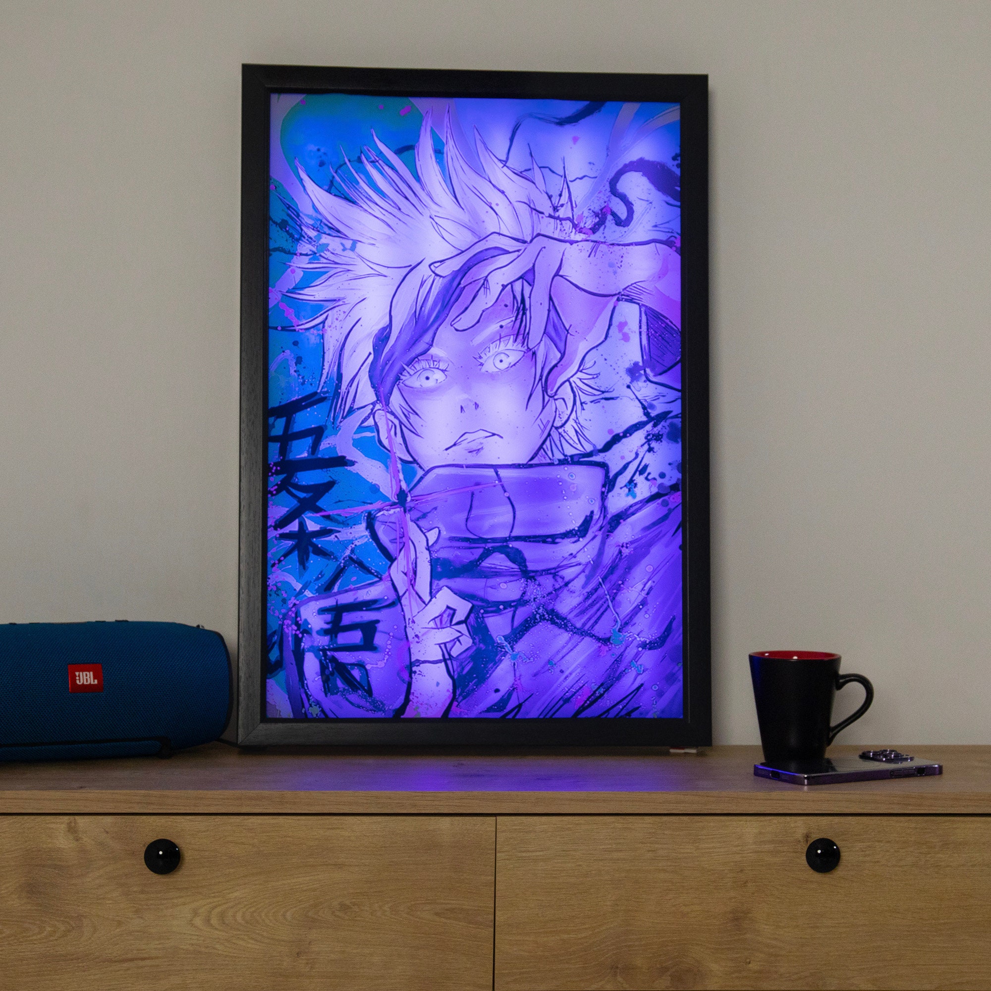 Plexi Glass Neon Led Wall Art Lightbox Agents Etsy