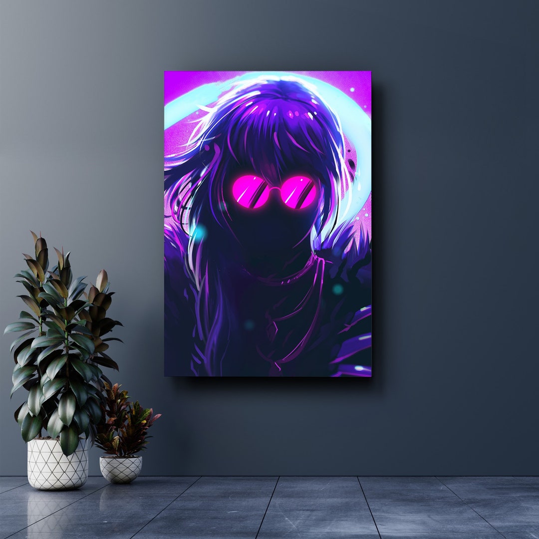 Plexi Glass Neon Led Wall Art Lightbox Invisible Champion Etsy