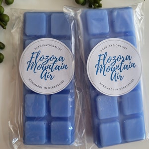 Zoflo Mountain Air Wax Melts, 50g Snap Bars, Highly Scented, Long Lasting, Vegan Friendly, Home Fragrances
