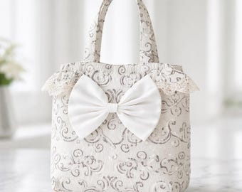 Naaipatroon draagtas met ruches | Eenvoudig pdf-patroon voor doe-het-zelftas | Beginnersvriendelijke boodschappentas met ruches | Digitale download