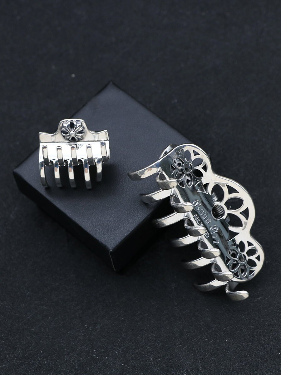 925 Sterling Silver Hair Clips 925 Silver Hair Claw Womens Etsy Sweden