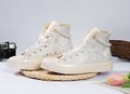 Ivory Wedding Converse: Lace High Top, Embroidered Bridal Sneakers product logo