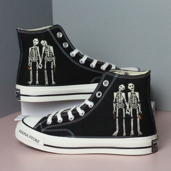 Converse | custom embroidery | embroidered converse | Converse high tops| gifts for her