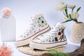 Bugs Embroidered Converse Sneakers: Custom Ladybug Shoes product logo