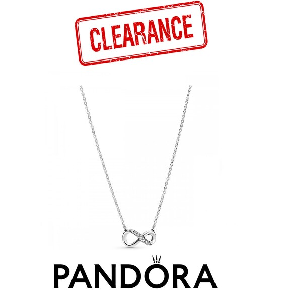 Pandora sparkling infinity necklace deals