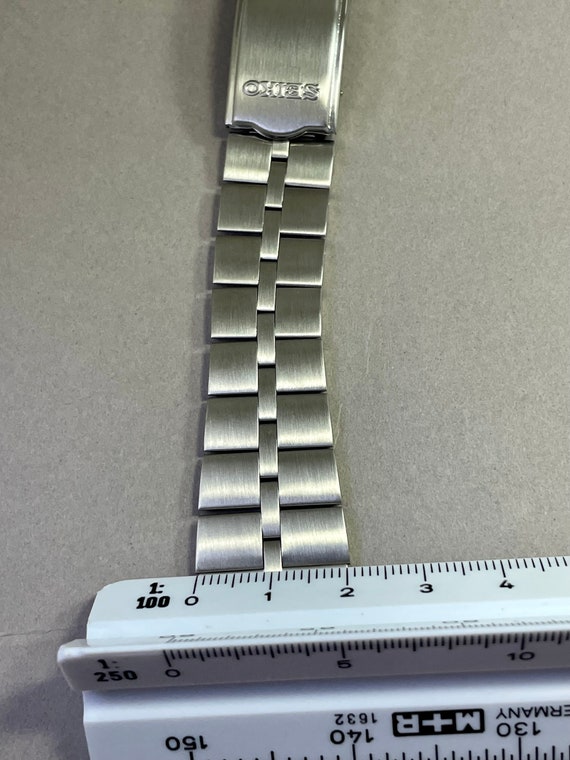 SEIKO New Fishbone 20mm Steel Watch Strap Bracelet Fo… - Gem