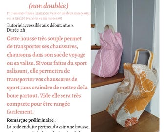 Cubrezapatos de lona revestida